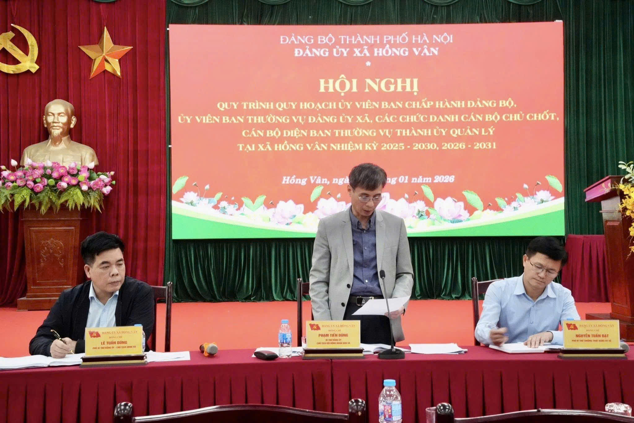 Xã Hồng Vân hoàn thành bổ sung quy hoạch cán bộ, tạo nền tảng nhân sự cho nhiệm kỳ mới