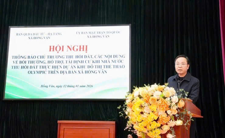 Tạo đồng thuận từ cơ sở, đẩy nhanh giải phóng mặt bằng Dự án Khu đô thị thể thao Olympic