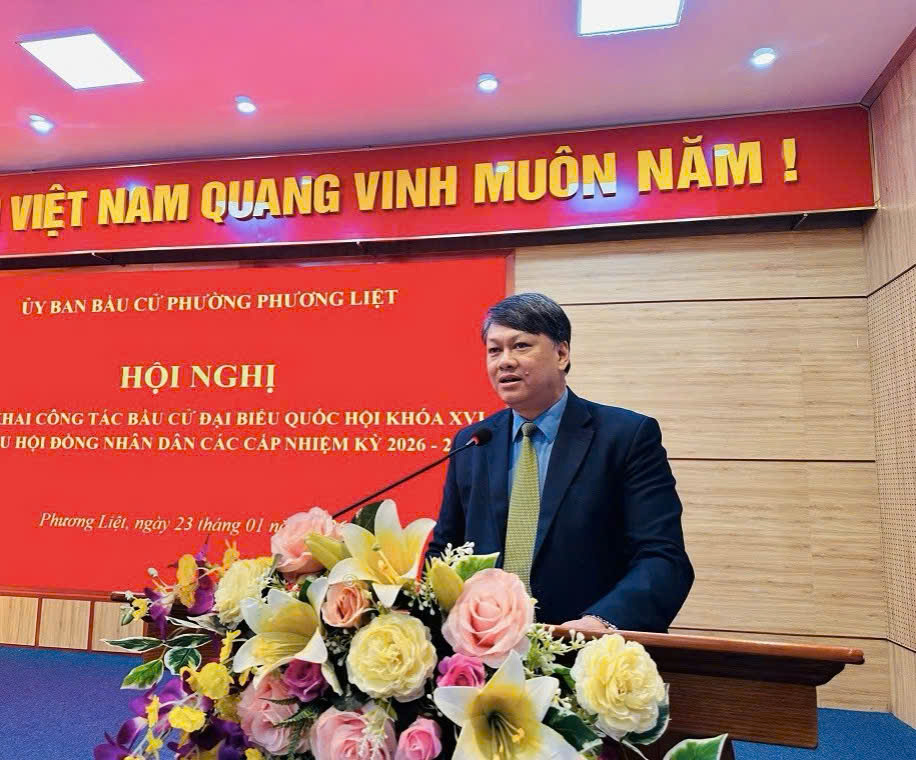 Phường Phương Liệt triển khai đồng bộ công tác bầu cử đại biểu Quốc hội khóa XVI và đại biểu HĐND các cấp nhiệm kỳ 2026-2031