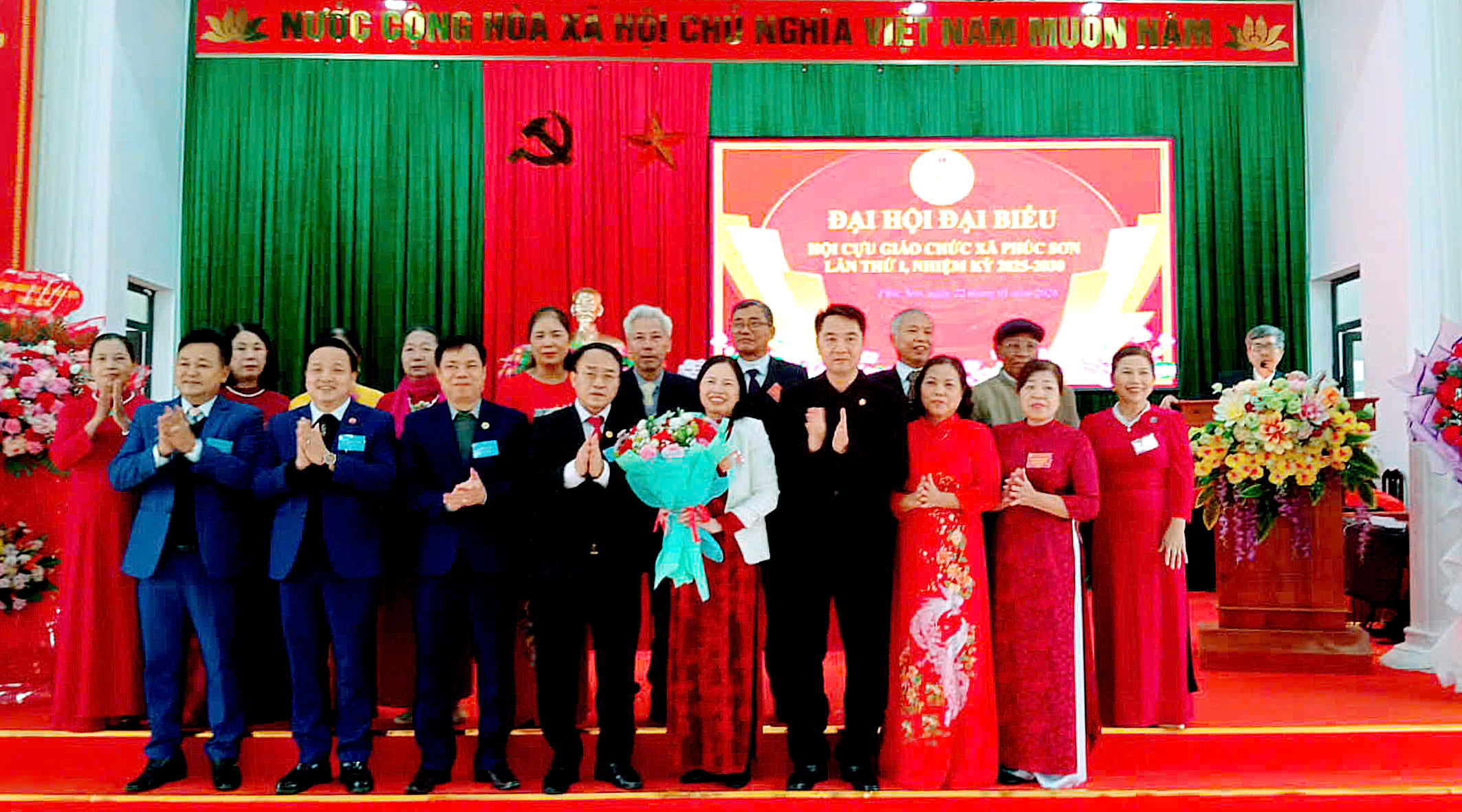 Xã Phúc Sơn tổ chức Đại hội Hội Cựu giáo chức lần thứ Nhất: Củng cố tổ chức, phát huy trí tuệ đội ngũ nhà giáo nghỉ hưu