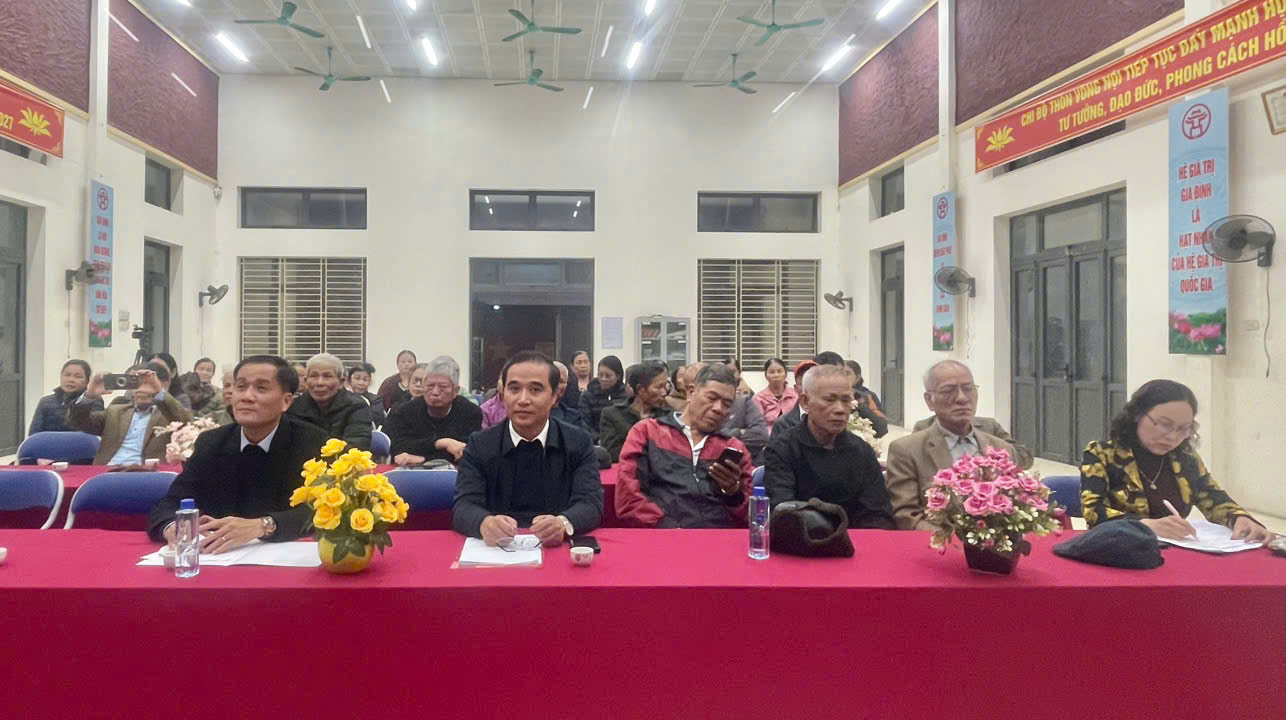 Thôn Võng Nội (xã Phúc Lộc) phát huy dân chủ, đồng thuận xây dựng khu dân cư văn minh, phát triển bền vững