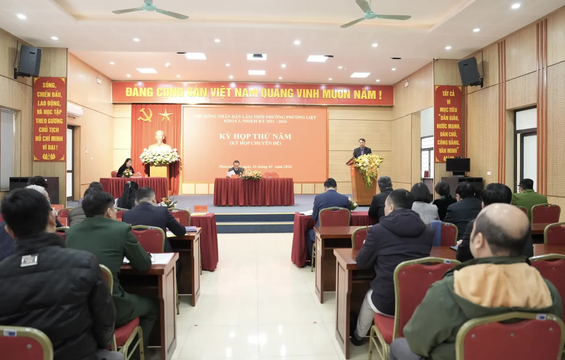 HĐND phường Phương Liệt thông qua 03 nghị quyết chiến lược, tạo đà phát triển nhanh và bền vững giai đoạn 2026-2030