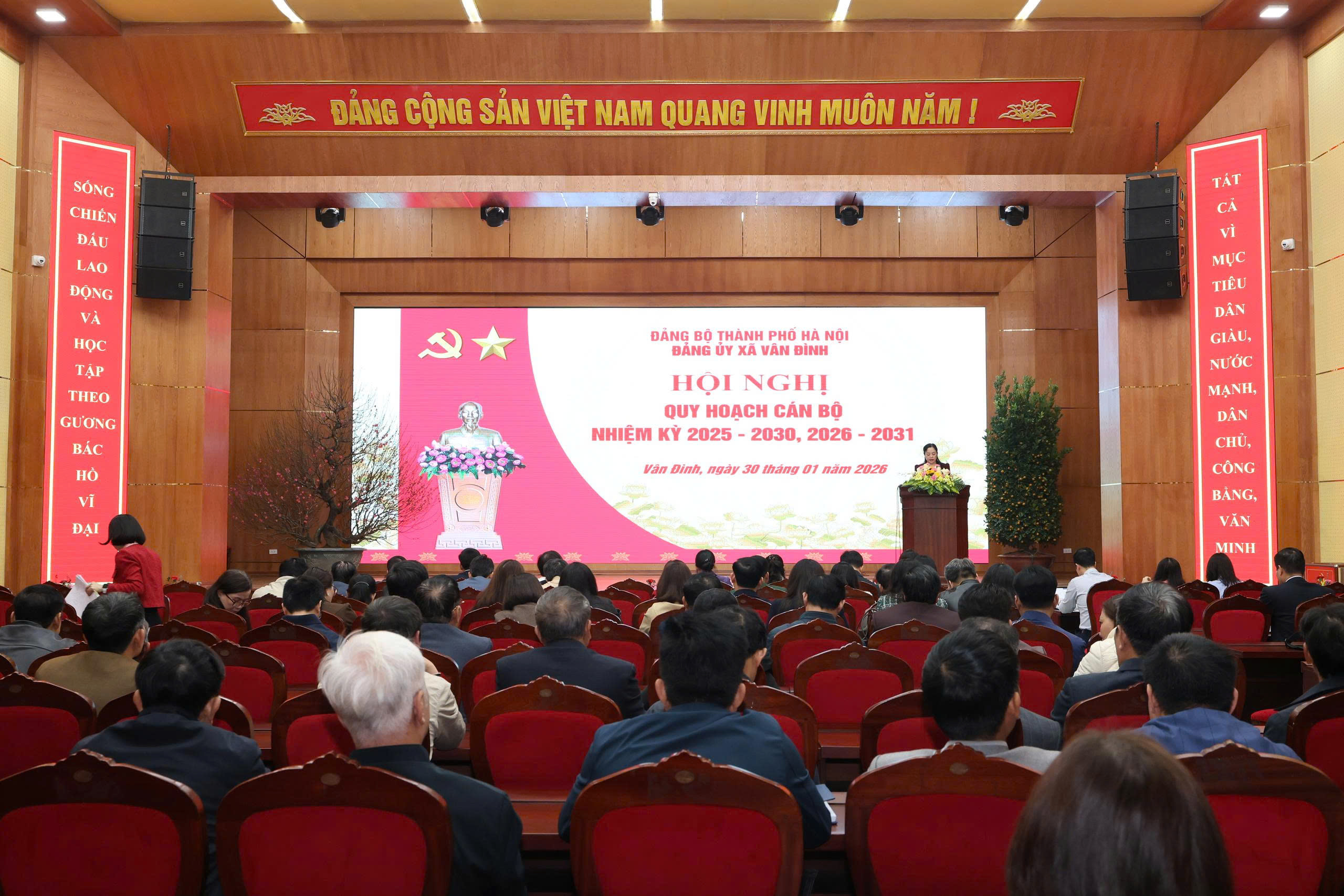 Xã Vân Đình tổ chức hội nghị quy hoạch cán bộ nhiệm kỳ 2025-2030, 2026-2031