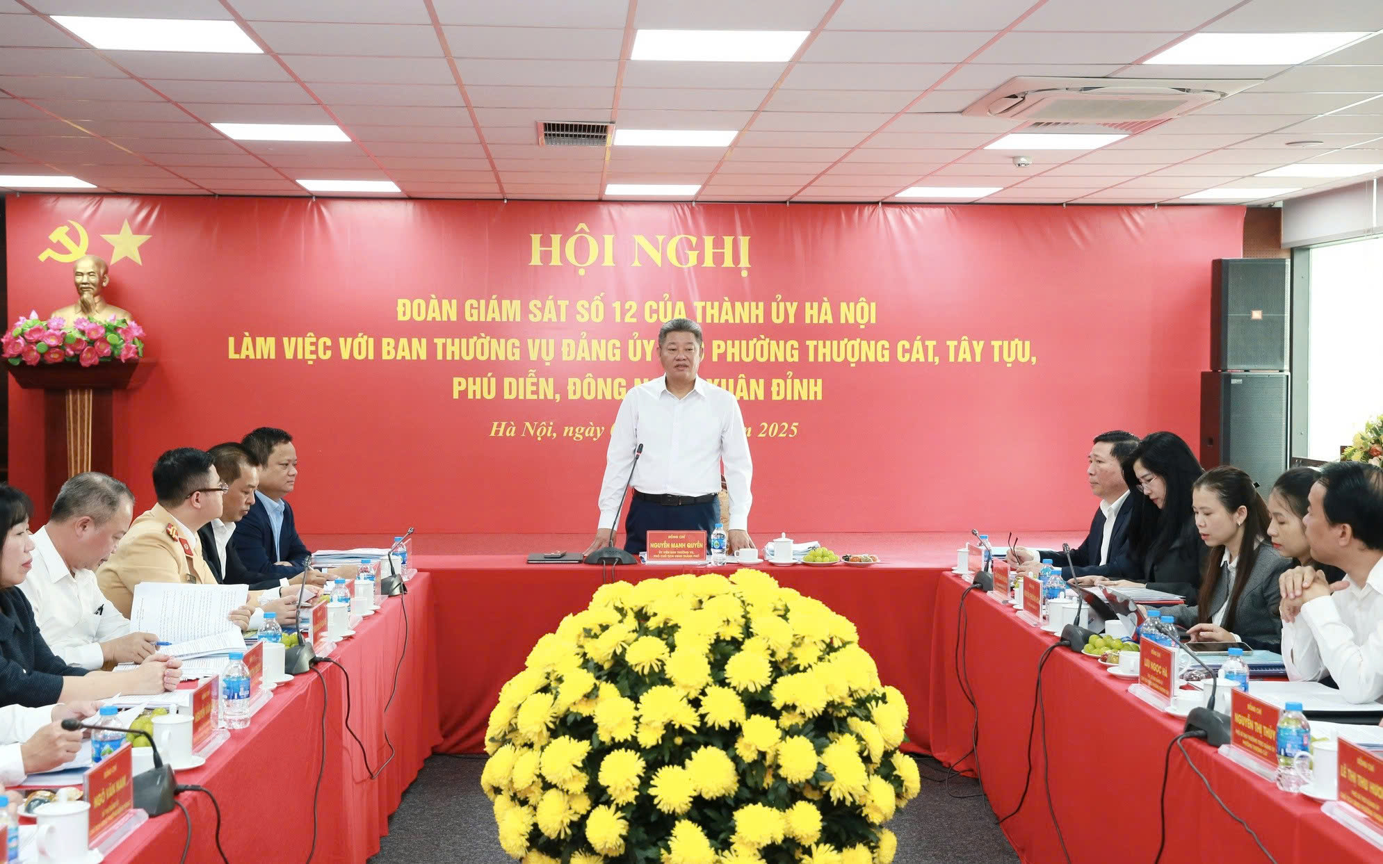 Các phường Thượng Cát, Tây Tựu, Phú Diễn, Đông Ngạc và Xuân Đỉnh phải xử lý dứt điểm các điểm nghẽn kéo dài, tạo chuyển biến rõ nét từ cơ sở