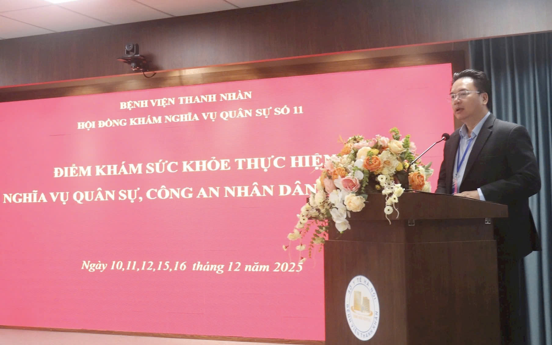 Bệnh viện Thanh Nhàn khai mạc điểm khám sức khỏe nghĩa vụ quân sự, công an năm 2026