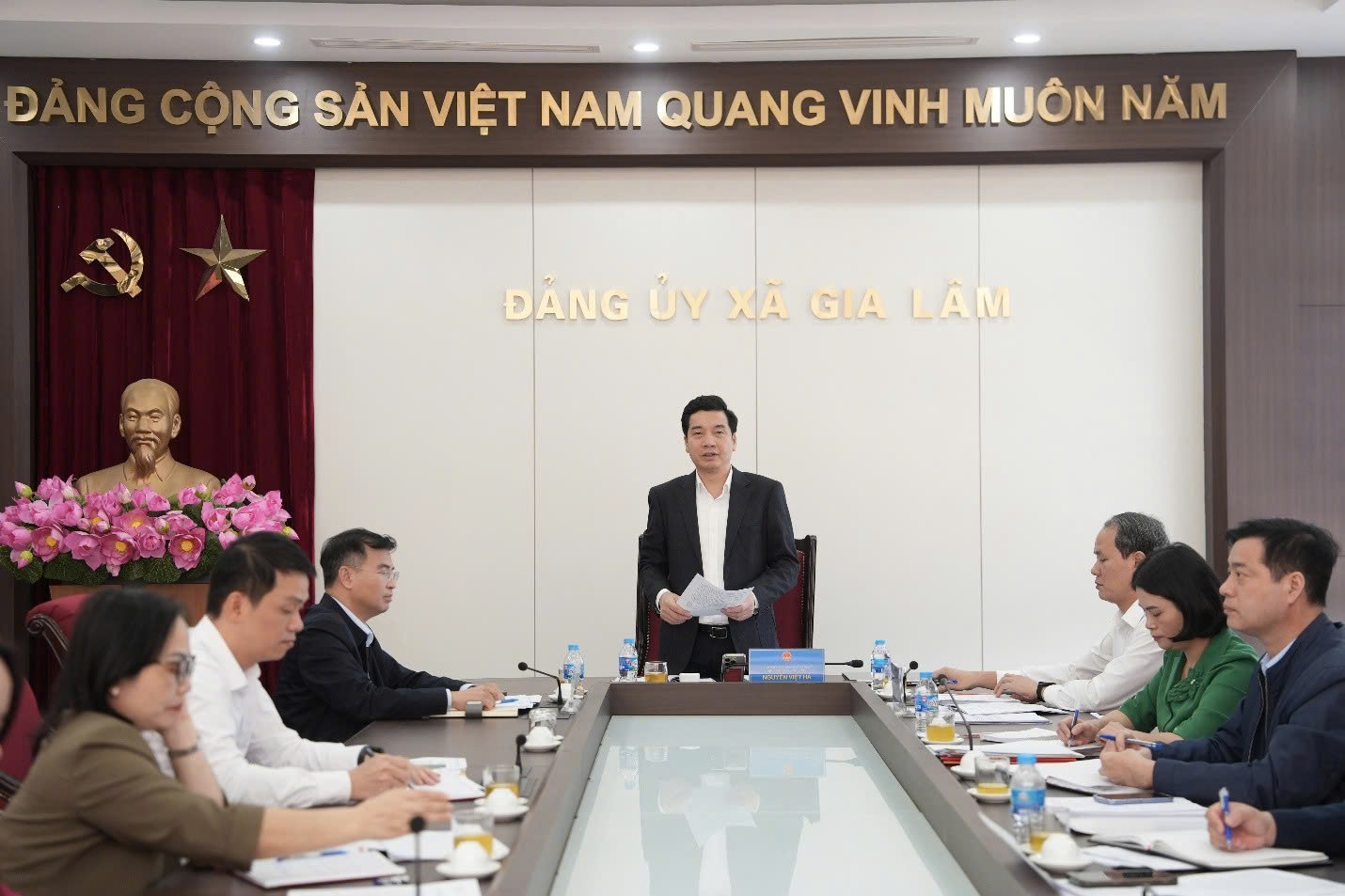 Thường trực HĐND xã Gia Lâm đánh giá kết quả công tác tháng 11, chuẩn bị kỹ nội dung kỳ họp cuối năm