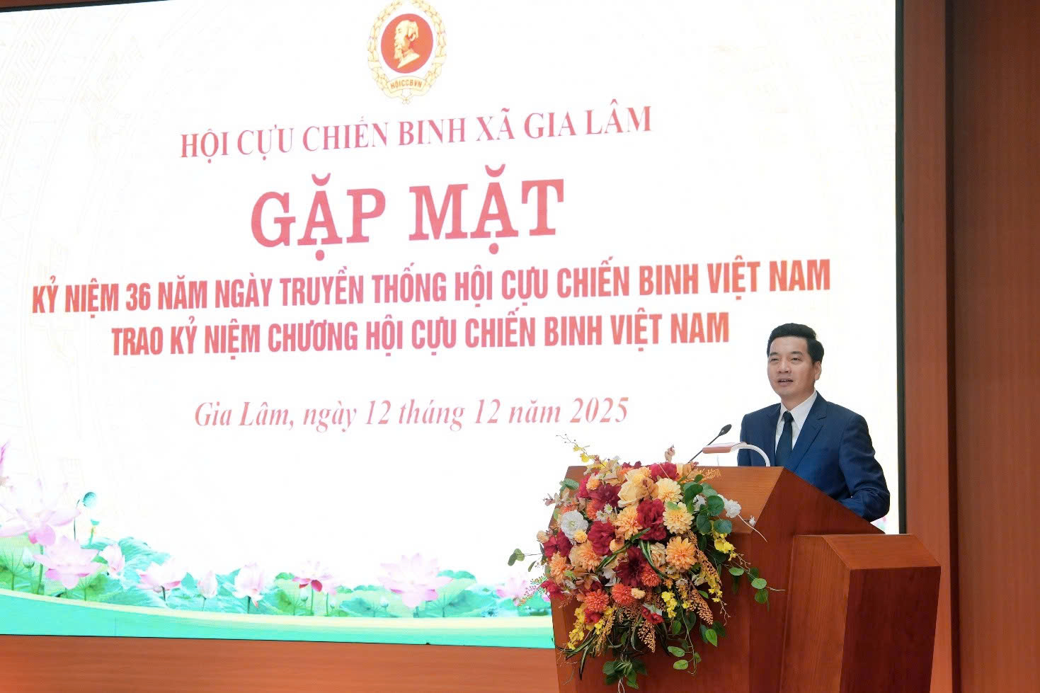 Hội Cựu chiến binh xã Gia Lâm kỷ niệm 36 năm Ngày truyền thống, lan tỏa tinh thần “Bộ đội Cụ Hồ” trong giai đoạn mới