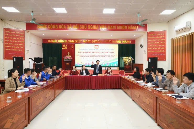 Phường Tùng Thiện thống nhất cơ cấu, thành phần, số lượng người ứng cử đại biểu HĐND phường nhiệm kỳ 2026-2031