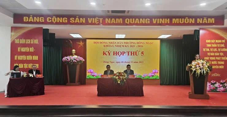 HĐND phường Đông Ngạc quyết nghị nhiều nội dung quan trọng, tạo nền tảng phát triển năm 2026