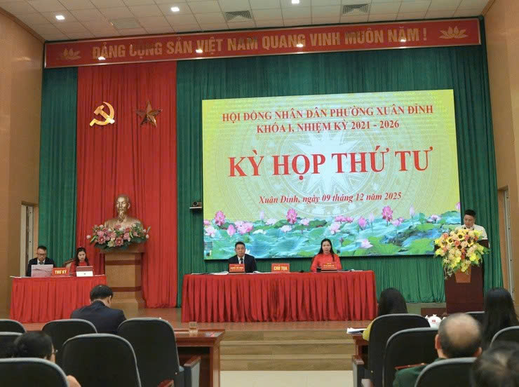 HĐND phường Xuân Đỉnh quyết nghị mục tiêu, nhiệm vụ trọng tâm năm 2026 trong mô hình chính quyền địa phương hai cấp