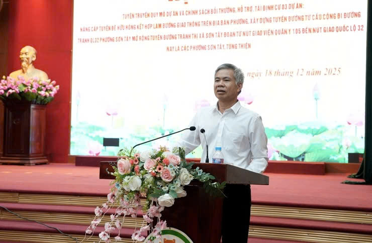 Phường Sơn Tây đối thoại, tuyên truyền chính sách bồi thường, hỗ trợ, tái định cư đối với các dự án giao thông trọng điểm