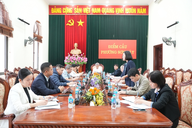 Phường Sơn Tây triển khai bài bản công tác bầu cử đại biểu Quốc hội khóa XVI và HĐND các cấp