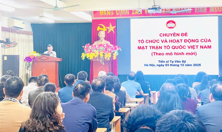 Phường Sơn Tây bồi dưỡng nghiệp vụ công tác Mặt trận, đáp ứng yêu cầu trong giai đoạn mới