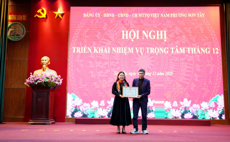 Phường Sơn Tây tập trung cao độ hoàn thành nhiệm vụ tháng cuối năm 2025