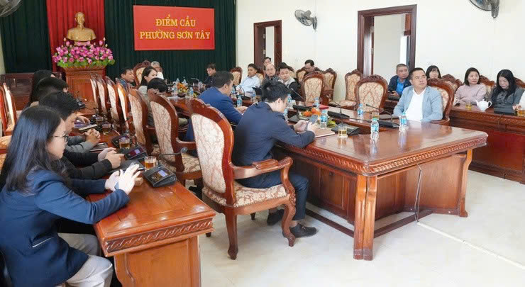 Phường Sơn Tây phát động quyên góp ủng hộ đồng bào miền Trung, Tây Nguyên khắc phục hậu quả mưa lũ