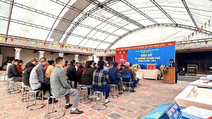 Phường Phú Lương tổ chức thành công bầu cử Tổ trưởng Tổ dân phố nhiệm kỳ 2025-2028