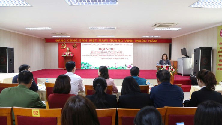 Phường Dương Nội thống nhất cơ cấu, thành phần, số lượng người ứng cử đại biểu HĐND phường nhiệm kỳ 2026-2031