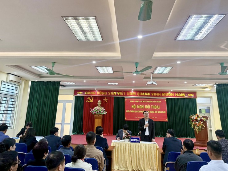 Phường Yên Nghĩa đối thoại với nhân dân, tháo gỡ vướng mắc từ thực tiễn cơ sở