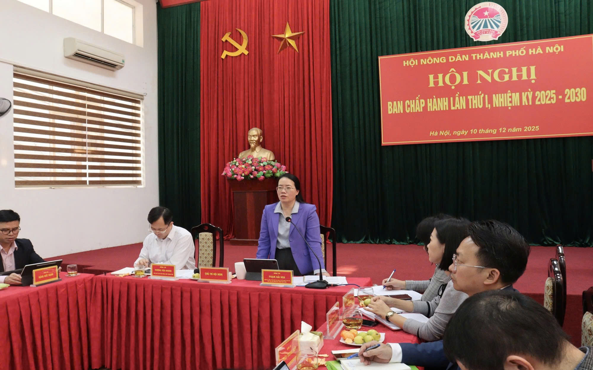 Hội Nông dân Hà Nội họp Ban Chấp hành lần thứ nhất, thống nhất chương trình hành động nhiệm kỳ 2025-2030