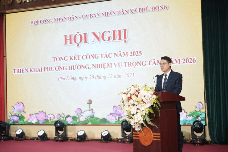 Xã Phù Đổng tổng kết hoạt động HĐND - UBND năm 2025, xác định trọng tâm hành động cho năm chuyển tiếp 2026