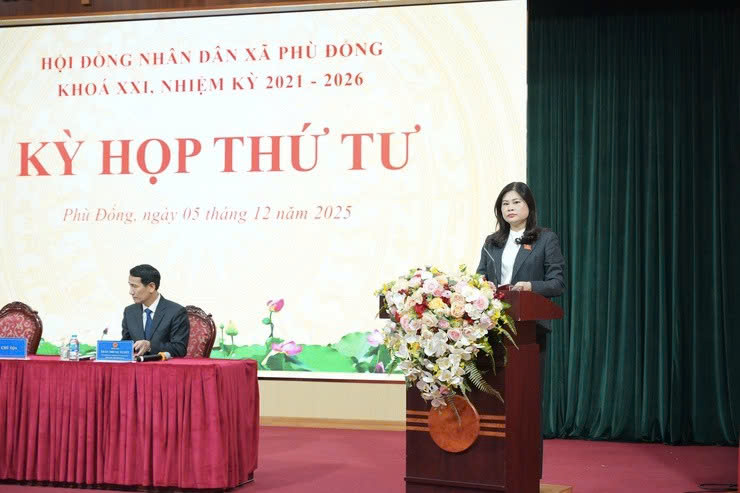 HĐND xã Phù Đổng quyết nghị nhiều nội dung quan trọng, tạo nền tảng phát triển năm 2026