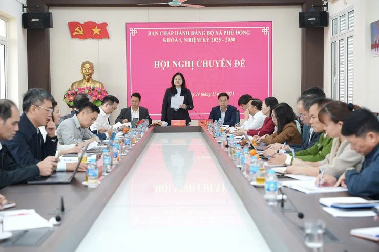 Xã Phù Đổng thông qua chương trình công tác toàn khóa, định hướng phát triển giai đoạn 2025-2030