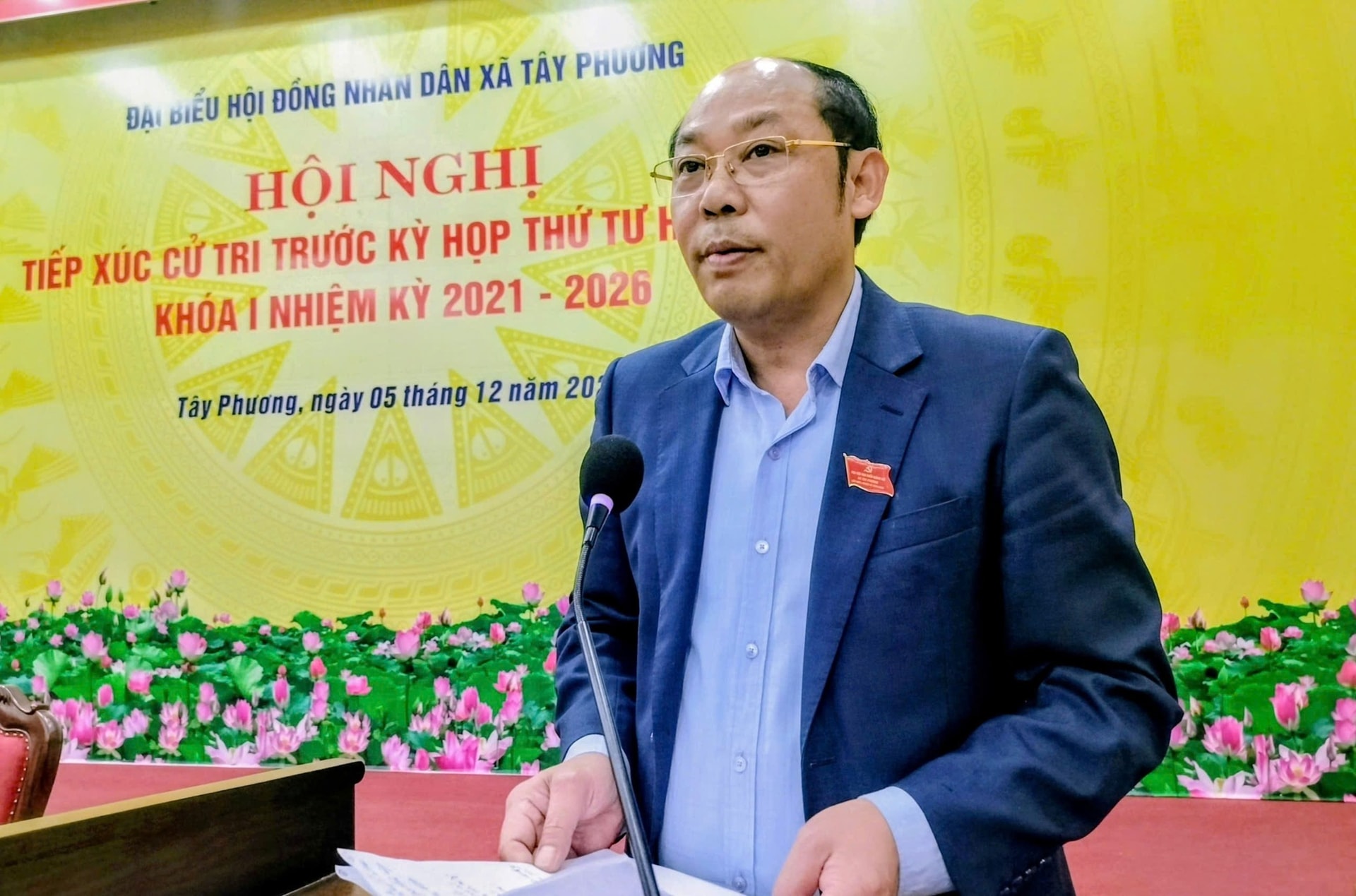 Xã Tây Phương đối thoại thẳng thắn với cử tri trước kỳ họp thường lệ cuối năm 2025