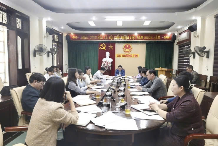 UBND xã Thường Tín thống nhất nội dung trình Kỳ họp thường lệ cuối năm 2025 HĐND xã
