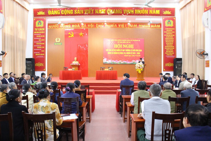 Xã Quảng Bị lắng nghe, giải quyết kiến nghị cử tri trước kỳ họp HĐND xã cuối năm 2025