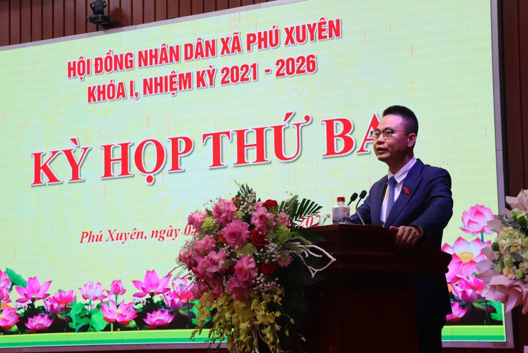 HĐND xã Phú Xuyên khai mạc kỳ họp thứ ba, tập trung đánh giá toàn diện năm đầu vận hành mô hình chính quyền địa phương hai cấp
