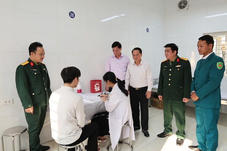 Xã Quảng Bị tổ chức khám tuyển nghĩa vụ quân sự năm 2026 bảo đảm nghiêm túc, đúng quy định