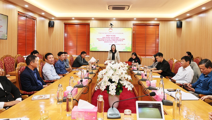 Xã Quảng Bị hiệp thương lần thứ nhất, thống nhất cơ cấu, số lượng người ứng cử đại biểu HĐND xã nhiệm kỳ 2026–2031
