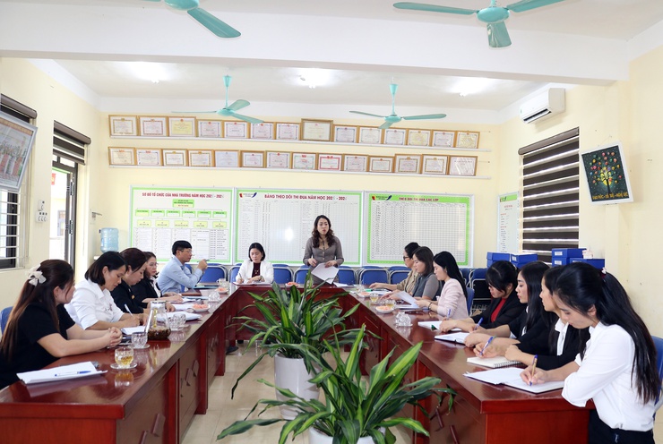 Trường Mầm non Tốt Động (xã Quảng Bị) được đánh giá đạt kiểm định chất lượng mức độ 3, hướng tới chuẩn Quốc gia mức độ 2