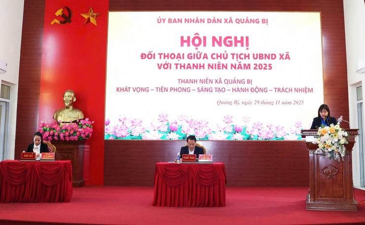 Xã Quảng Bị đối thoại với thanh niên: Lắng nghe khát vọng, đồng hành cùng hành động và trách nhiệm