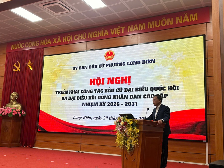 Phường Long Biên triển khai toàn diện công tác bầu cử đại biểu Quốc hội khóa XVI và HĐND các cấp nhiệm kỳ 2026-2031