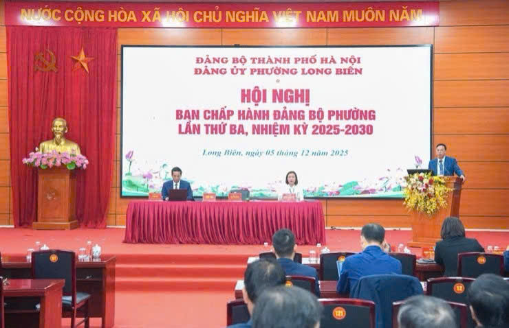 Đảng ủy phường Long Biên đánh giá toàn diện kết quả năm 2025, định hướng điều hành quyết liệt năm 2026