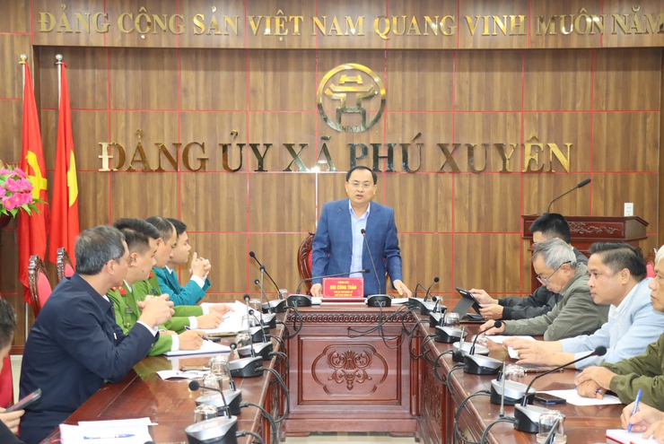 Xã Phú Xuyên thống nhất nhiệm vụ tuyển chọn, gọi công dân nhập ngũ và tham gia nghĩa vụ Công an nhân dân năm 2026