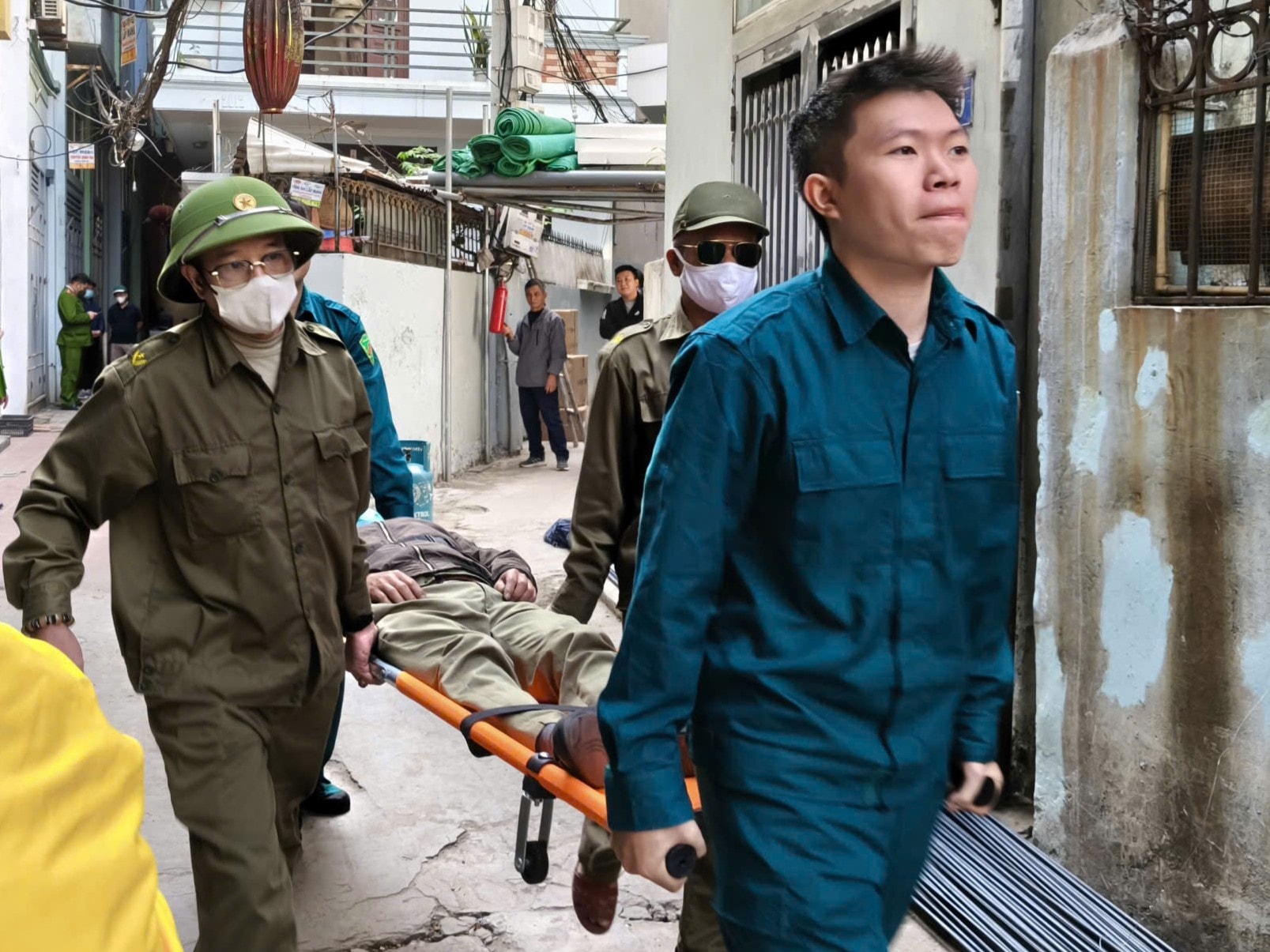 Thực tập phương án chữa cháy tại khu dân cư Hoàng Liệt, nâng cao khả năng ứng phó tình huống phức tạp