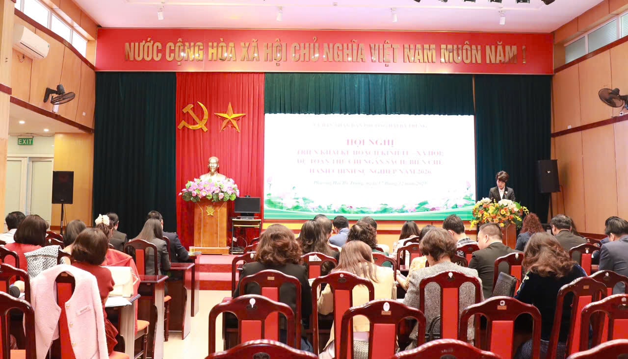 Phường Hai Bà Trưng triển khai kế hoạch phát triển kinh tế - xã hội, ngân sách năm 2026 trong bối cảnh vận hành mô hình mới