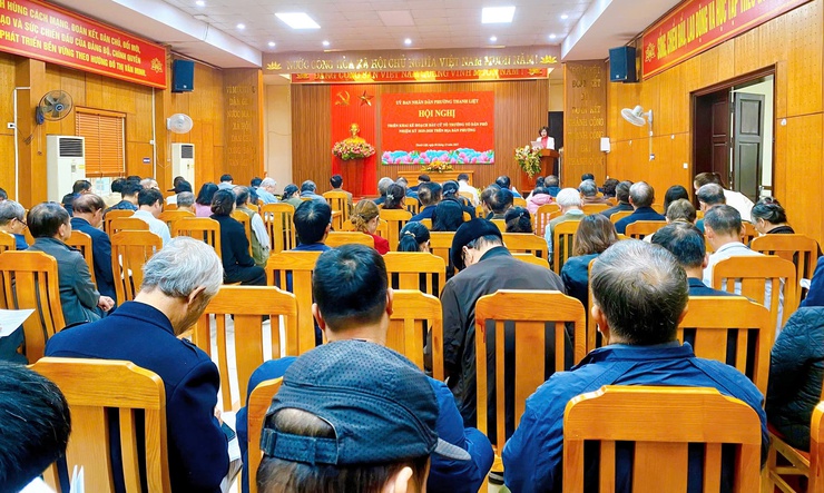 Phường Thanh Liệt thống nhất triển khai bầu cử Tổ trưởng Tổ dân phố nhiệm kỳ 2025 – 2028