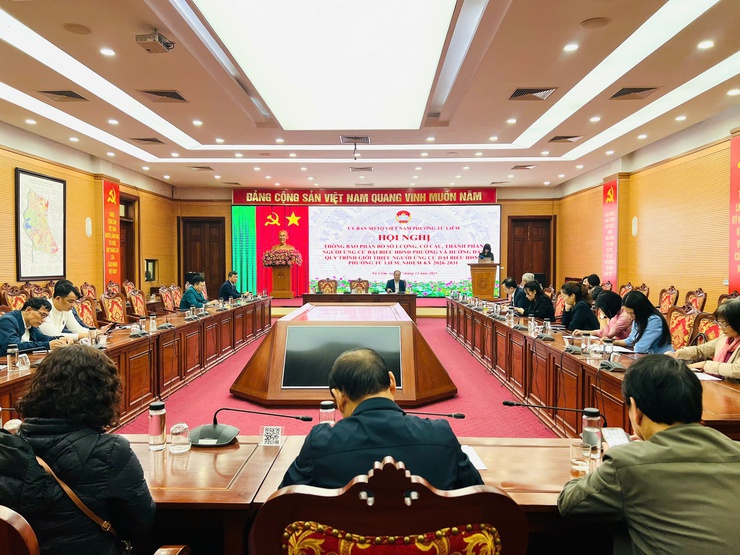 Phường Từ Liêm thông báo phân bổ cơ cấu, thành phần người ứng cử đại biểu HĐND nhiệm kỳ 2026-2031