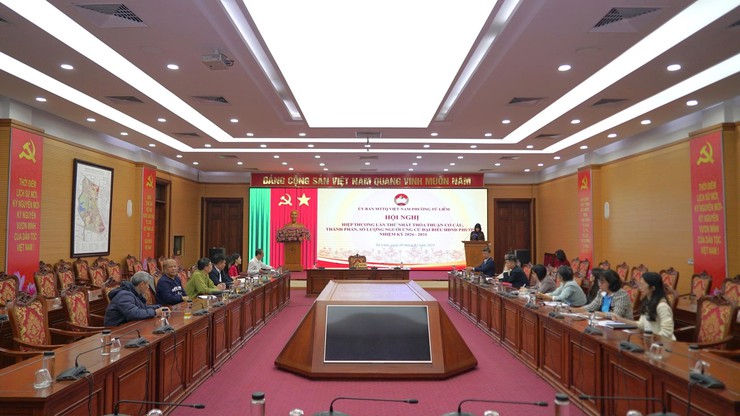 Phường Từ Liêm tổ chức hội nghị hiệp thương lần thứ nhất, thống nhất cơ cấu ứng cử đại biểu HĐND nhiệm kỳ 2026 – 2031