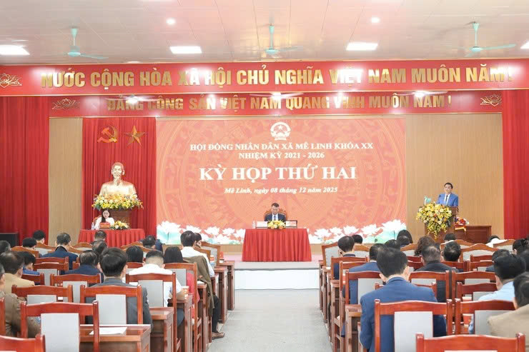 HĐND xã Mê Linh thông qua các nghị quyết quan trọng, tạo nền tảng thực hiện nhiệm vụ năm 2026