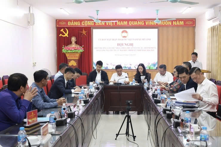 Xã Mê Linh thống nhất cơ cấu, thành phần người ứng cử đại biểu HĐND nhiệm kỳ 2026-2031