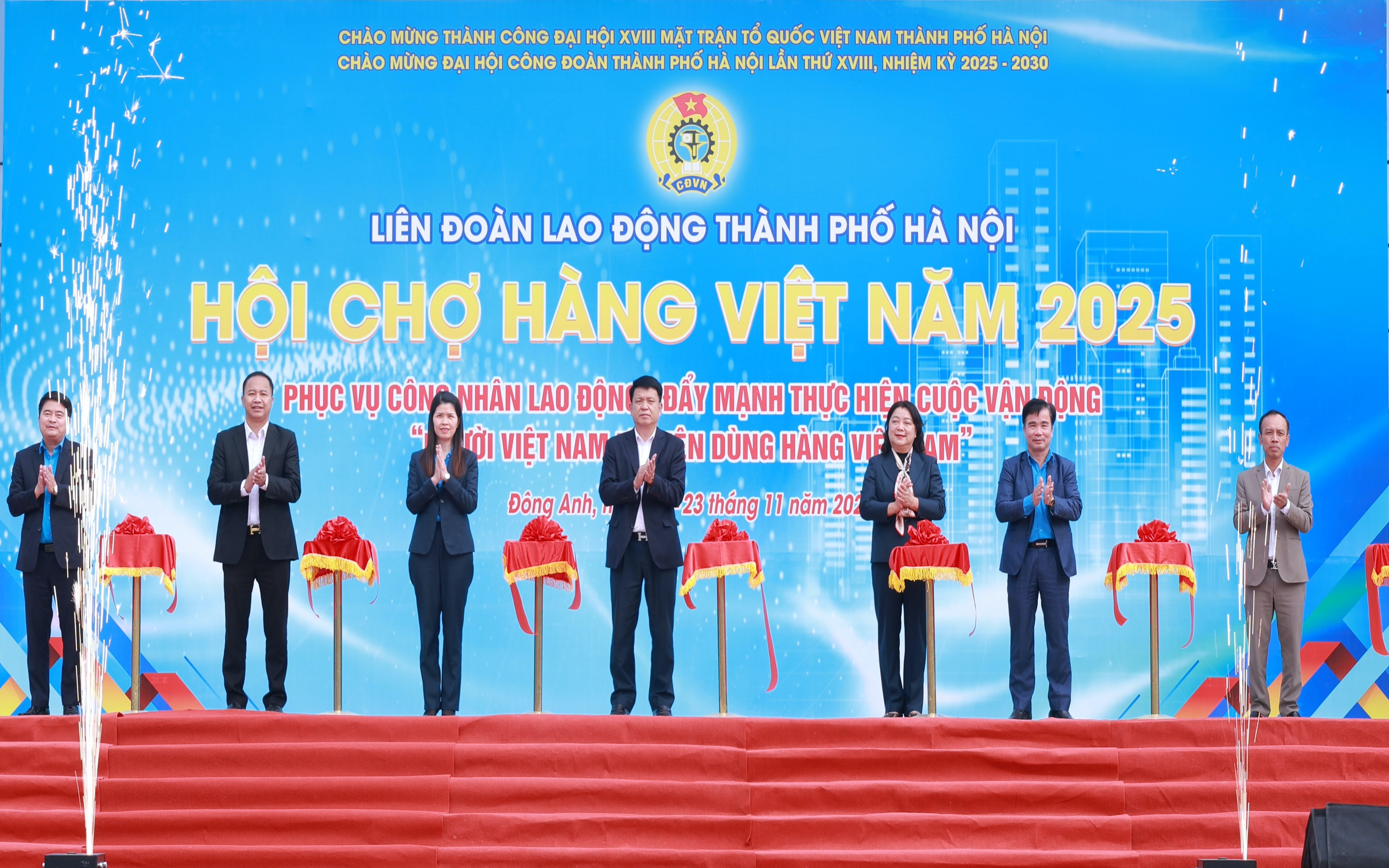 Hội chợ hàng Việt năm 2025: Lan tỏa tinh thần chăm lo đoàn viên, thúc đẩy tiêu dùng hàng Việt tại Đông Anh