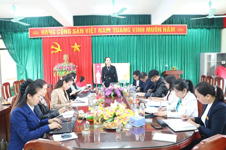 Khảo sát đánh giá ngoài Trường Mầm non Hòa Chính phục vụ công nhận lại chuẩn quốc gia mức độ 2