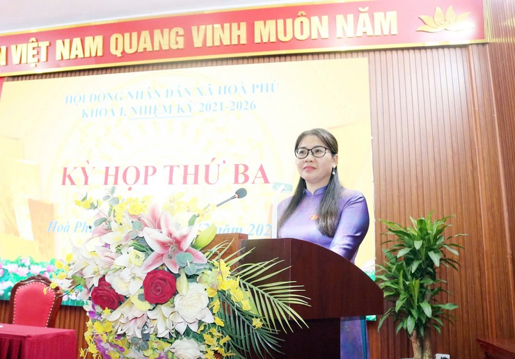 HĐND xã Hòa Phú thông qua nhiều nghị quyết quan trọng, tạo nền tảng phát triển năm 2026