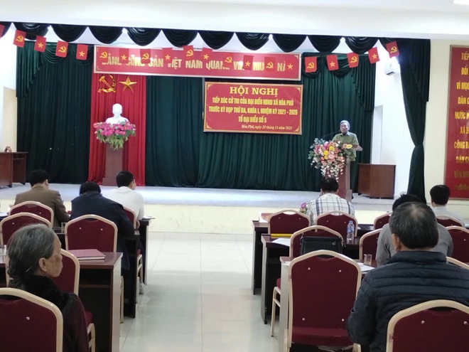 Cử tri kiến nghị nhiều nội dung thiết thực tại buổi tiếp xúc HĐND xã Hòa Phú