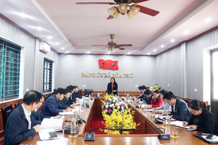 Xã Hòa Phú kiện toàn Ban Chỉ đạo, Ủy ban bầu cử, sẵn sàng cho cuộc bầu cử nhiệm kỳ 2026-2031