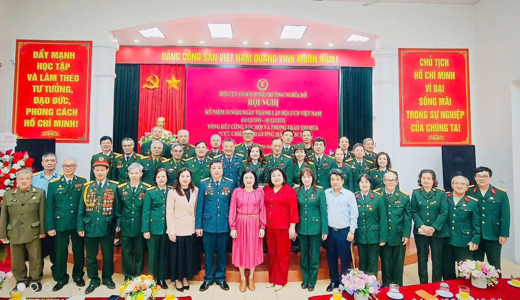 Hội Cựu chiến binh phường Nghĩa Đô phát huy truyền thống “Bộ đội Cụ Hồ”, lan tỏa phong trào cựu chiến binh gương mẫu